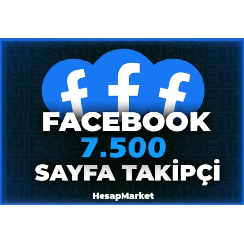  7500 ⭐ FACEBOOK ⭐ SAYFA TAKİPÇİ